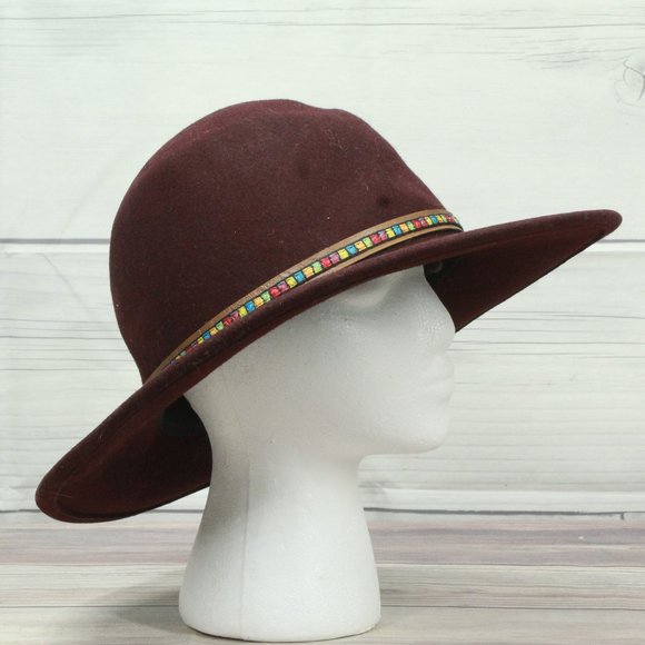 J Hats Other - Vtg! J Hats Americana Collection 100% Wool Cowboy Hat USA Made Size Medium